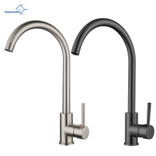 Aquacubic Black Lead free 304 Stainless Steel Kitchen Faucet taps